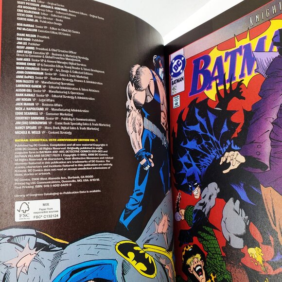 Batman Knightfall 25th Anniversary Edition Vol. 1 TPB Book DC Comics Unread - Picture 5 of 11